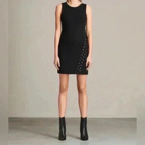 Dynamite women’s black laced mini dress size S